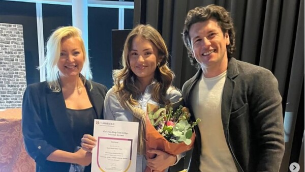Famosa universidad europea reconoció a hija de Nelson Haedo