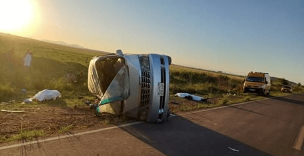 Bache sobre la ruta dejó dos fallecidos en Paraguarí