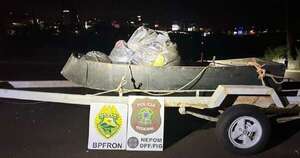Diario HOY | Cuatro paraguayos detenidos con 63 kilos de marihuana en río Paraná