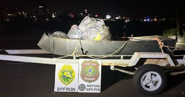 Diario HOY | Cuatro paraguayos detenidos con 63 kilos de marihuana en río Paraná