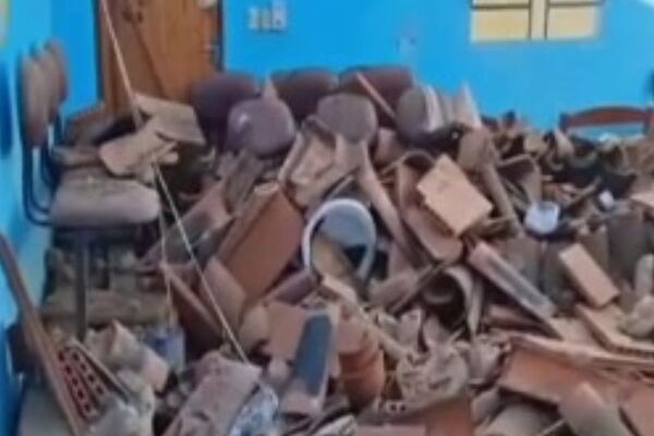 Derrumbe en puesto de salud de Yaguarón: solo daños materiales - SNT