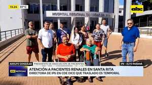 Pacientes renales de IPS de Ciudad del Este deben viajar hasta Santa Rita para sesiones de diálisis - ABC en el Este - ABC Color