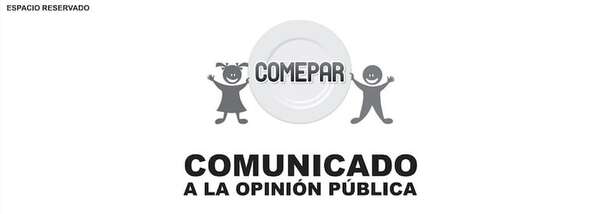 Comunicado de Comepar - Espacio Reservado - ABC Color