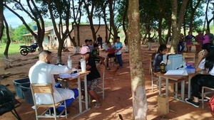 Jornada de atención integral en la comunidad indígena Loma Tajy de Itakyry