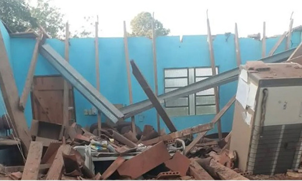 Salud en crisis: colapsa techo de puesto de salud en Yaguarón - OviedoPress