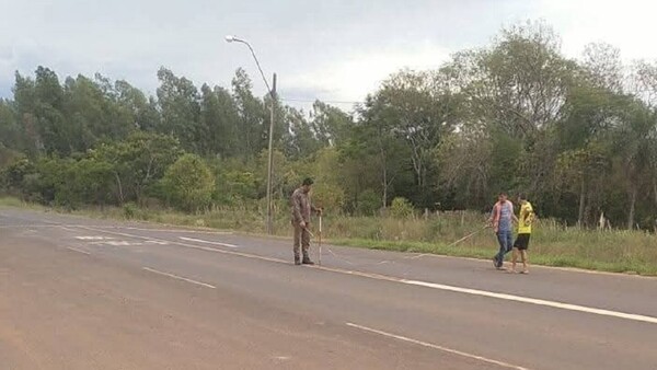Tras la muerte de cuatro personas, el MOPC instala lomadas en peligroso cruce en Santaní