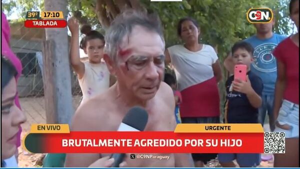 (Video) En Tablada linchan a un mal hijo que garroteó a su papá
