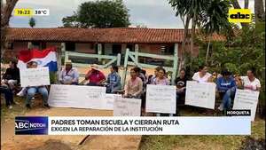 Video: cansados de esperar respuestas, padres toman escuela y cierran ruta en Horqueta - ABC Noticias - ABC Color