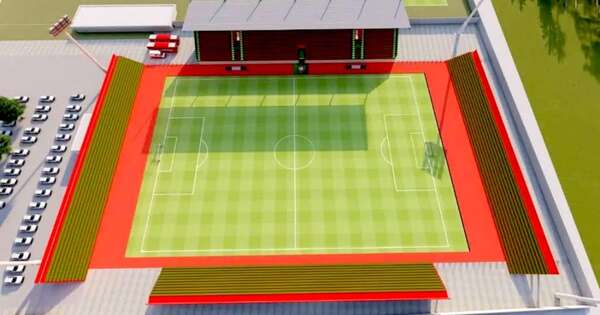 La Nación / Palada inicial al nuevo estadio
