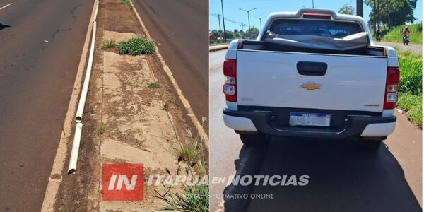 JOVEN SUFRE LESIONES TRAS CAER DE LA CARROCERÍA DE UNA CAMIONETA