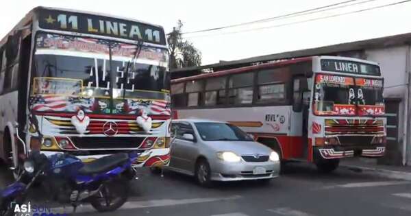 Diario HOY | Paro total de buses internos de San Lorenzo