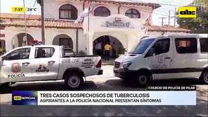 Video:  Aspirantes a la Policía presentan síntomas de tuberculosis en Pilar    - ABC Noticias - ABC Color