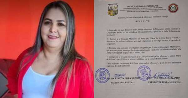 Diario HOY | Usaba recursos de “Hambre Cero” para pagar a su personal, denuncian: suspenden a concejal