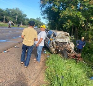 Triple choque en Horqueta deja un fallecido