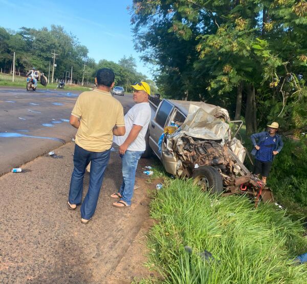 Triple choque en Horqueta deja un fallecido
