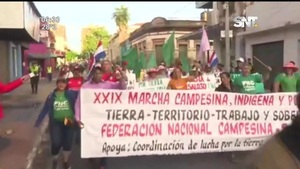 La Federación Nacional Campesina inicia su marcha anual - SNT