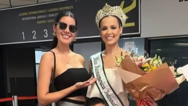 (VIDEO) ¡Así fue la bienvenida y el festejo para la flamante “Señora Mesoamérica Internacional”!