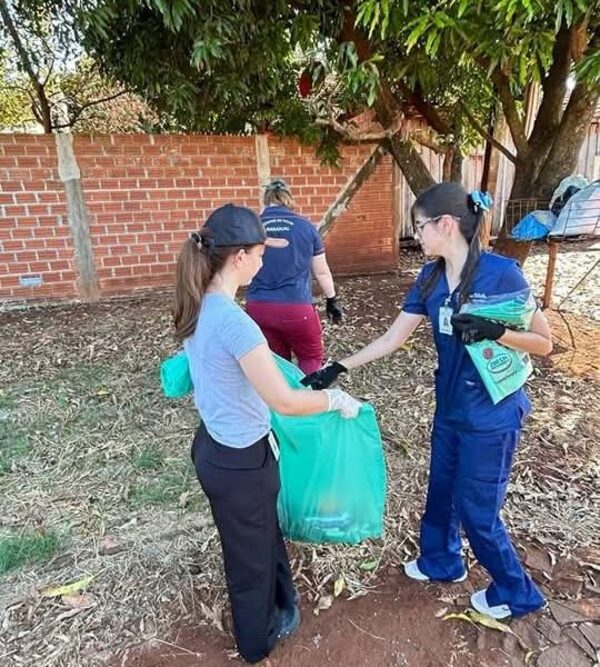 Naranjal: Minga Ambiental para combatir criaderos de mosquitos