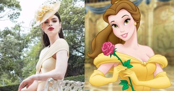 La Nación / ¡Nadia Ferreira personificó a la princesa Bella de Disney!