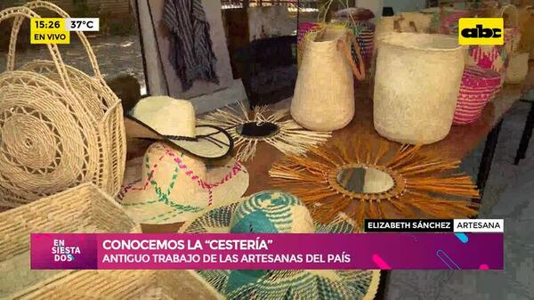 La cestería: tradicional trabajo que realizan artesanas de varias partes del país - Ensiestados - ABC Color