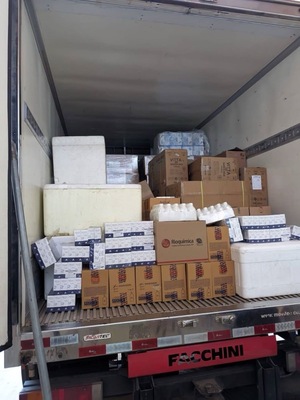 Salud distribuye insumos y medicamentos a parques sanitarios de cuatro regiones del país