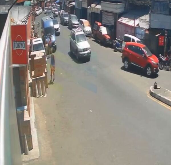 (Video) ¡Robó una heladera en el Mercado 4!