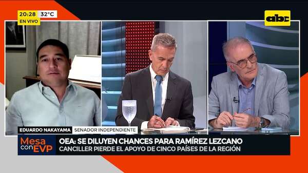“Nunca fue una candidatura sólida”: canciller se queda sin votos para ser secretario de OEA - Mesa de Periodistas - ABC Color
