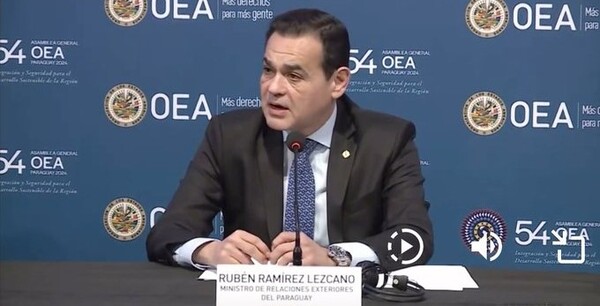 Santiago Peña retiró la candidatura del canciller, Rubén Ramírez Lezcano, para secretario general de la OEA
