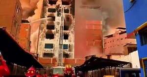 La Nación / Centro histórico de Lima registra un gran incendio