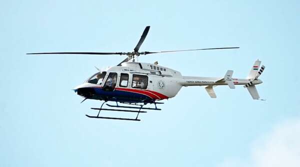 Esconden vuelos del helicóptero usado por Santi para ir a mansión en San Ber - Política - ABC Color