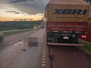 Joven motociclista muere en accidente rutero - ABC en el Este - ABC Color
