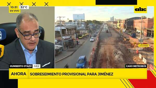 Caso Metrobús: Jiménez Gaona obtiene sobreseimiento provisional - ABC Noticias - ABC Color