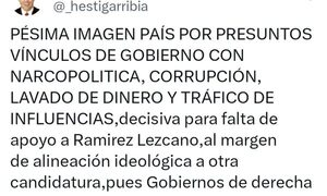 Retiro de apoyo a la candidatura del canciller a la OEA era previsible por la imagen país, dicen