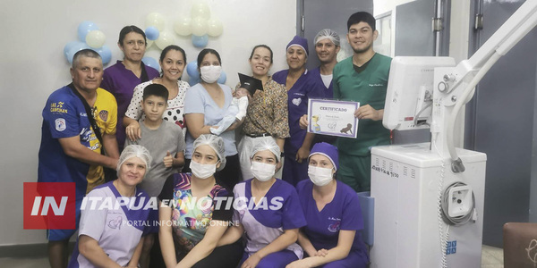 UN GRAN LOGRO: MATEO RECIBIÓ EL ALTA TRAS SUPERAR DESAFÍOS EN LA UCIN DEL HOSPITAL REGIONAL DE ENCARNACIÓN