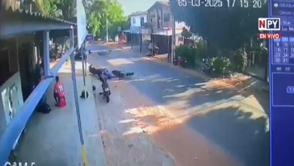 Grave choque entre motocicletas en Itauguá deja heridos