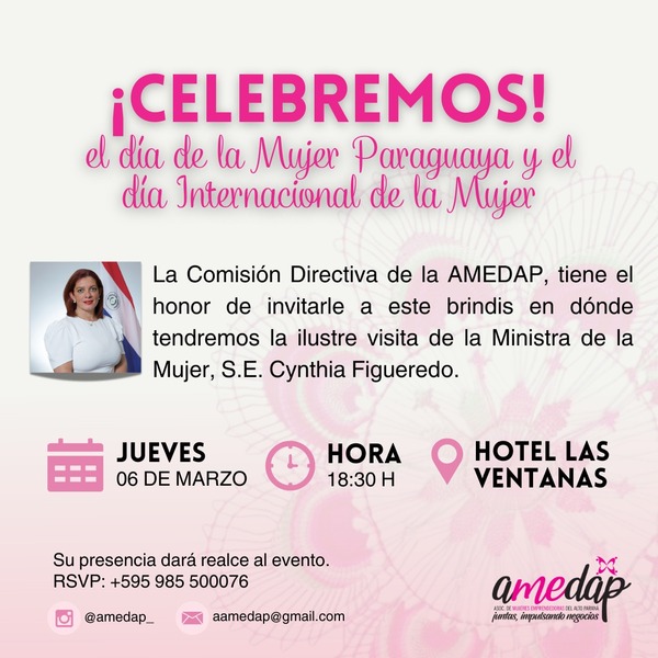 AMEDAP celebra el Día de la Mujer con un brindis especial - La Clave