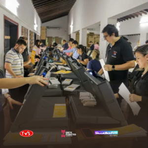 JUSTICIA ELECTORAL RECLAMA A LA DNCP POR DEMORAS EN LA LICITACIÓN DE MÁQUINAS DE VOTACIÓN - TVS