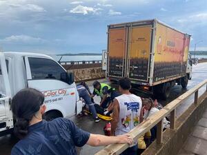 Terrible accidente en el Puente Quiteria deja una madre fallecida y sus hijos gravemente heridos