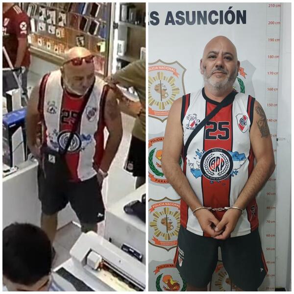 Imputan a hincha de River que vino para la Supercopa por supuesto hurto - 1000 Noticias