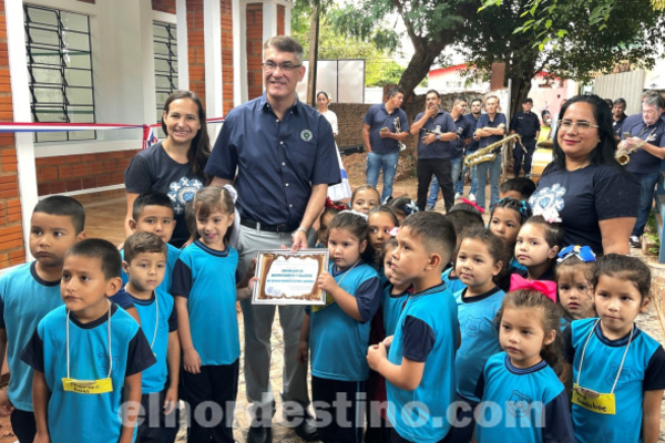 Comunidad Escolar de Pedro Juan Caballero favorecida con obras financiadas por la administración municipal de Ronald Acevedo - El Nordestino