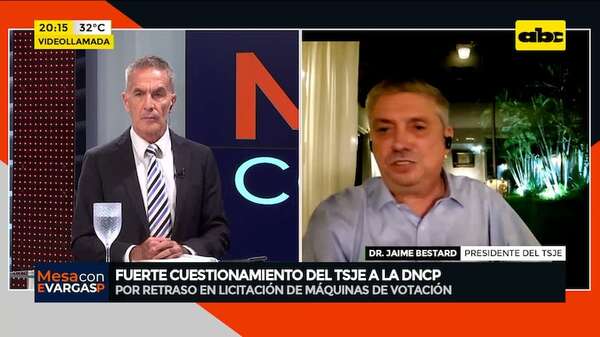 Video: Fuerte cuestionamiento del TSJE a la DNCP - ABC TV - ABC Color