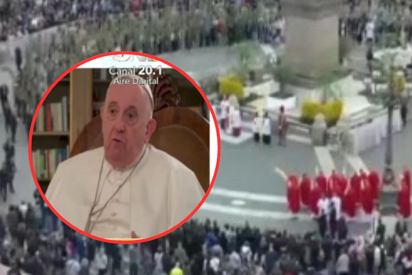 La voz del papa Francisco se volvió a escuchar por primera vez desde que fue hospitalizado - SNT