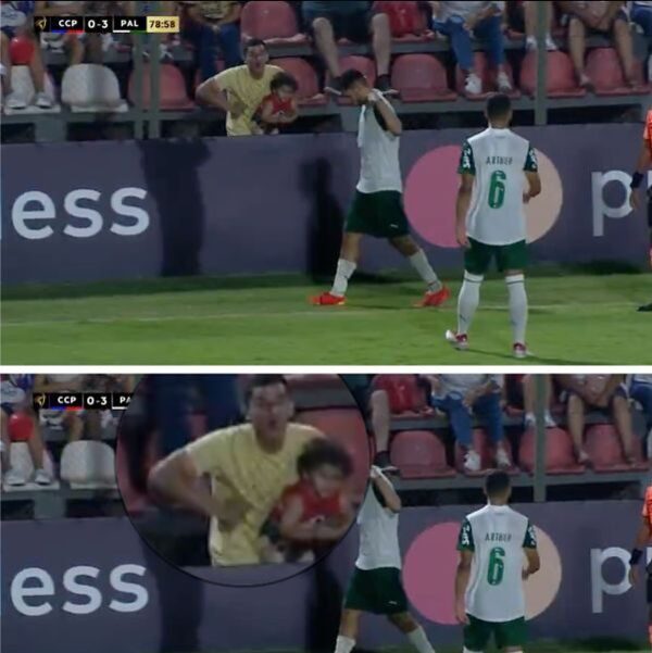 (VIDEO) ¿En serio pio se hacen de los racistas los perros? Repudiable acto de hinchas cerristas para con pelotero rapai