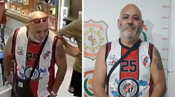 Hincha argentino imputado por hurto tras sustraer un celular en Asunción - Noticiero Paraguay