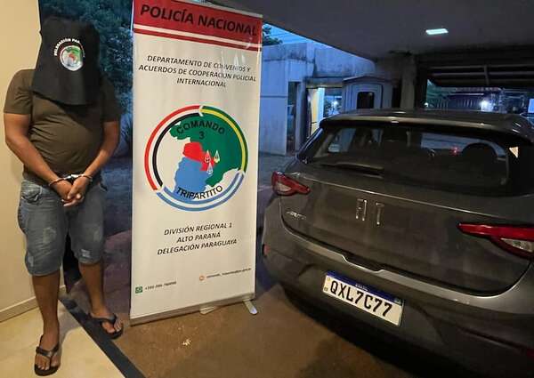 Mediante GPS, aprehenden a un hombre y recuperan un auto robado en Brasil - ABC en el Este - ABC Color