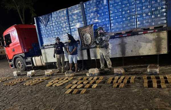 Senad incautó marihuana camuflada entre cervezas - 1000 Noticias