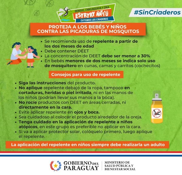 Salud Pública confirma dos casos positivos de dengue del serotipo DENV-3 en el país - .::Agencia IP::.