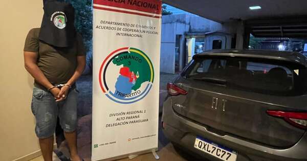 Diario HOY | Cae joven compatriota con vehículo denunciado como robado en Brasil