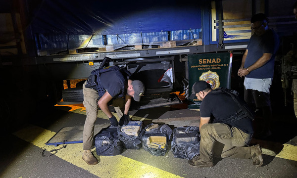 Senad incauta 63 kilos de marihuana camuflada en un camión de cervezas - OviedoPress