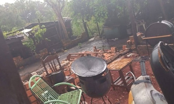 Temporal causa destrozos en Pastoreo y otras localidades de Caaguazú - OviedoPress